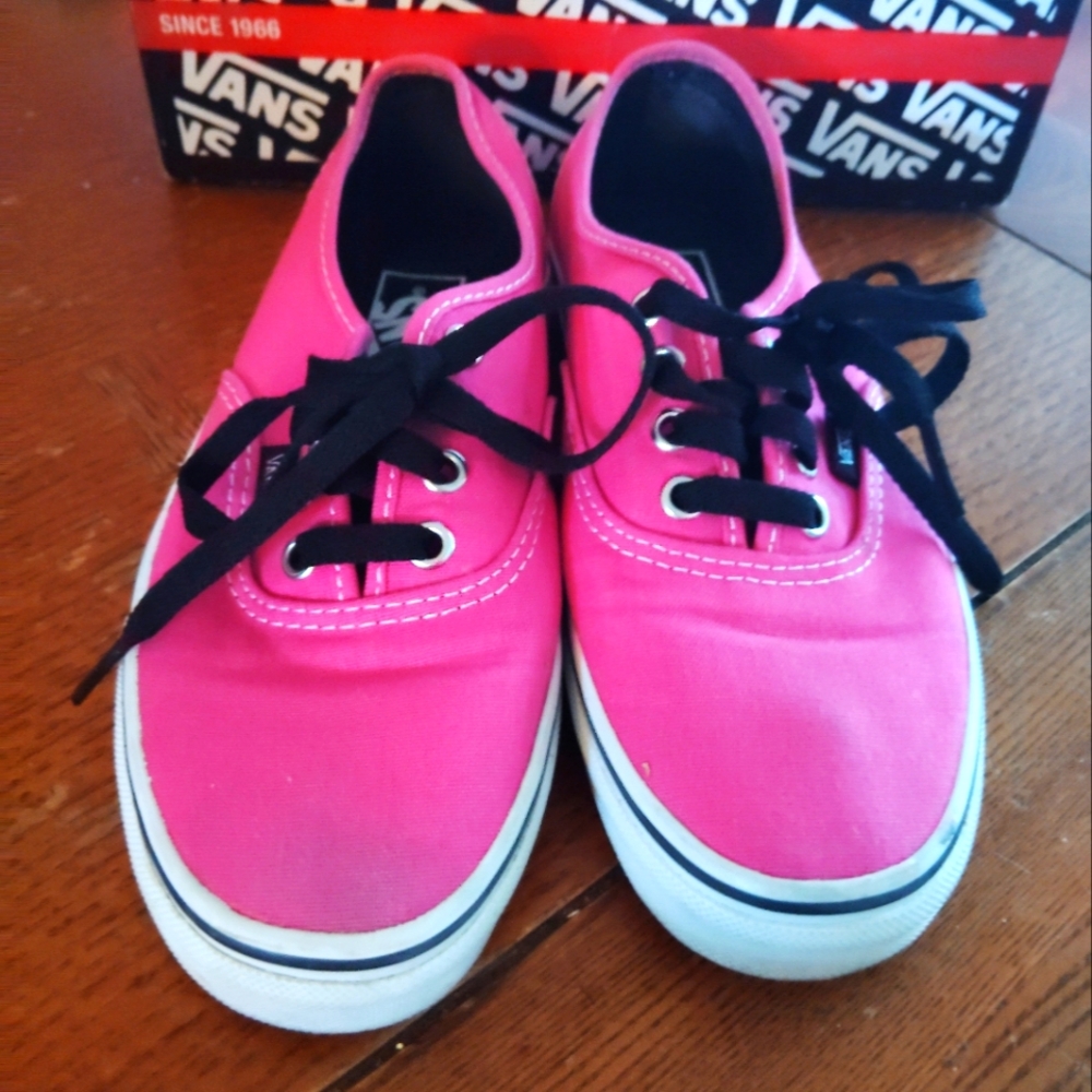 Women's 6.5 vans beetroot purple/black